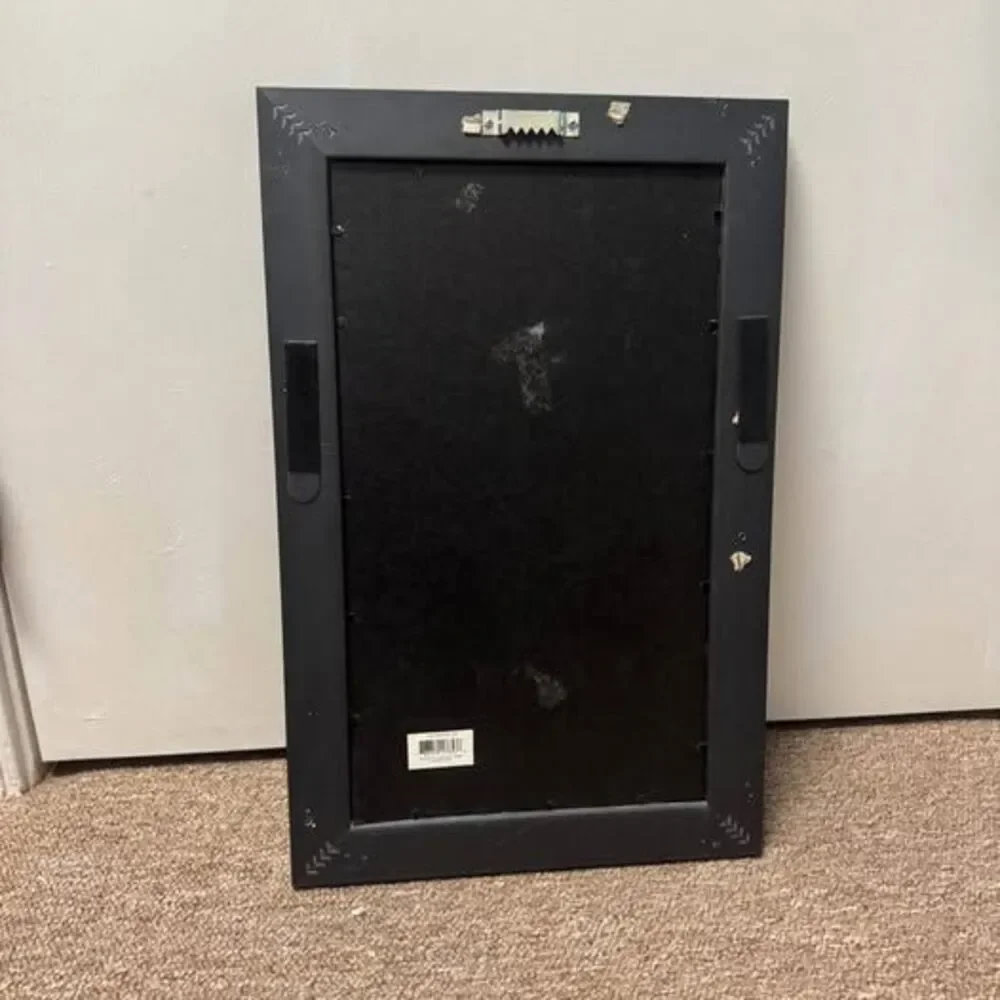Black picture frame for 3 photos